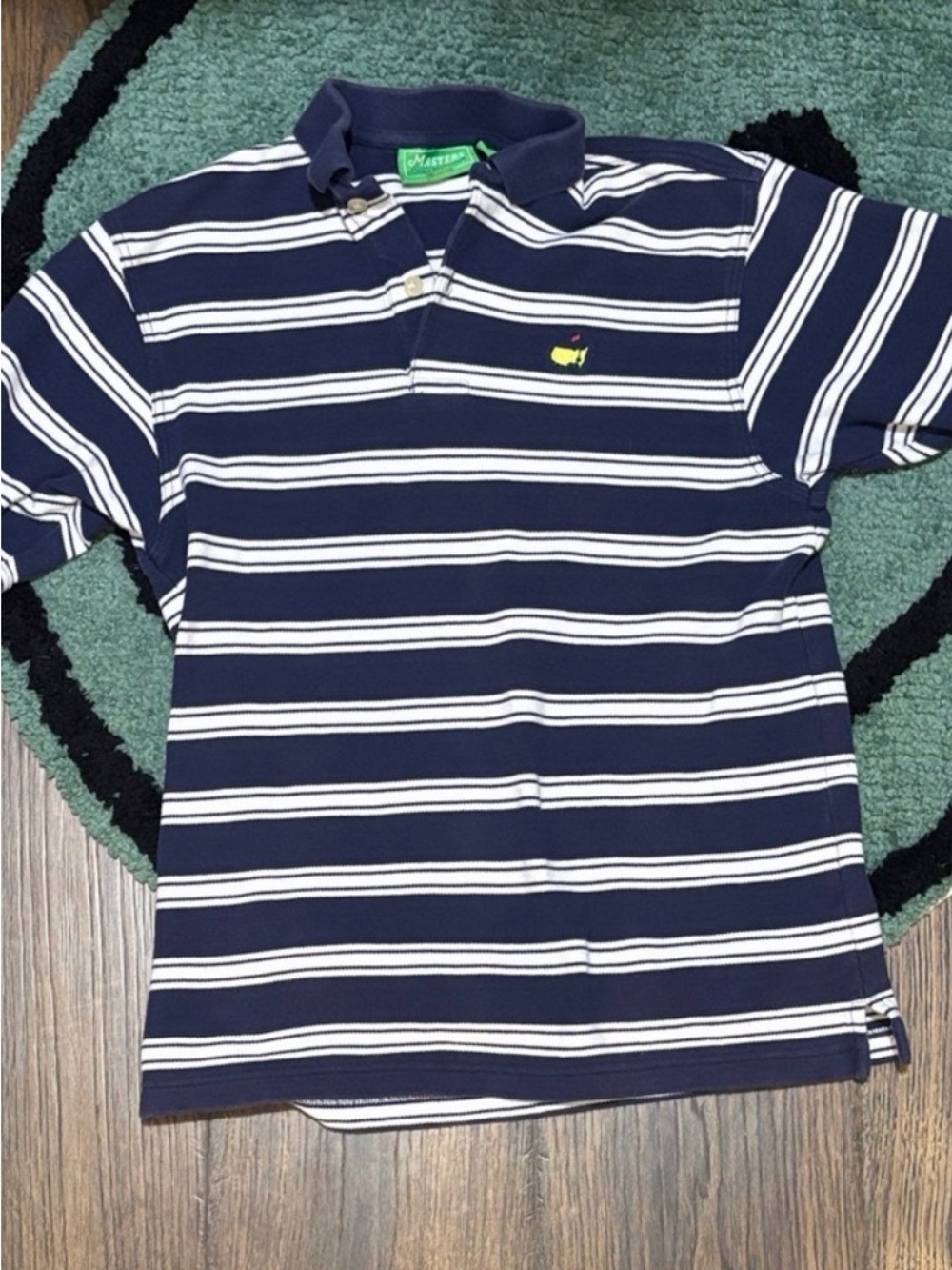 Masters striped polo